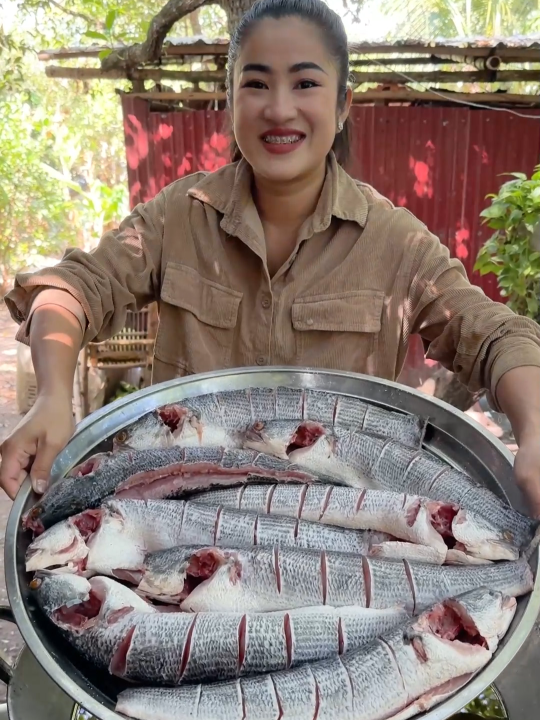 Delicious snake head fishes cooking by Mommy Sreypov