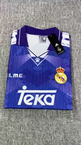 1996-97 Real Madrid away retro jersey #Madrid #footballtiktok #jersey #soccertiktok #fy 