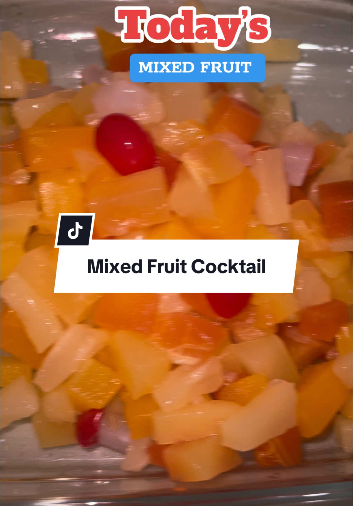Salad won’t be complete without fruit cocktail #fruitsalad #salad #dessert #sweet 