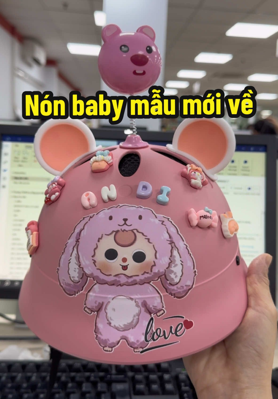 Về mẫu nón mới babythree, labubu, cappybara nhiều mẫu mã đẹp #mubaohiem #mubaohiemvanhtron #mubaohiemthoitrang #nonbaohiemtreem #AnJnguyen 