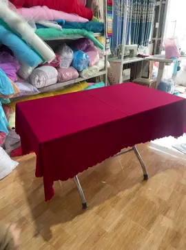 Khăn bàn thun chéo hàng đẹp dày#traiban #cogiaomamnon #trangtrigiatien 