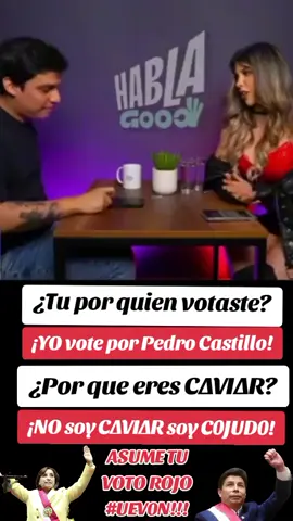 Yo vote por Pedro Castillo Dina Boluarte  #gabrielaserpa #curwen #larepublica #humorpolitico #humortiktok #memestiktok #asumetuvoto #pedrocastillo #dinaboluarte #tiktokperu #izquierdanuncamas #comunismonuncamas #socialismonuncamas #noasambleaconstituyente #noconstituyente #nonuevaconstitucion #libremercado #capitalismo #economiademercado #golden #parati #fy #fyp 