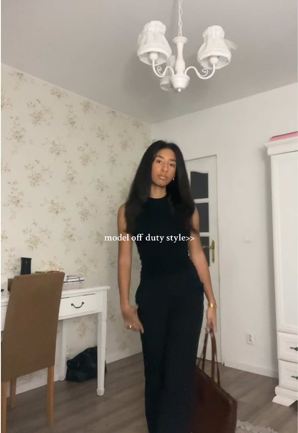 #outfitinspo #fyp #modeloffduty #allblackoutfit 