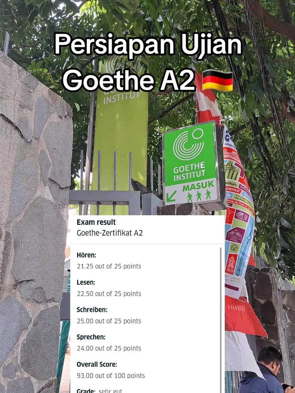 Sharing my experience with Goethe A2. Hope this helps 😊 #goethe #learningtips #deutch #sprachenlernen #fypシ 