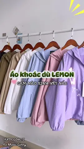 Áo Khoác Dù Trượt Nước Chống Nắng với bảng màu pastel siuu iuu dành cho nàng thích ngọt ngào đáng yêu ạ 🥰 #aokhoacchongnang #aokhoacginny #hangthoitrang #aokhoacnu #aokhoacdu #xmas #huongdan 