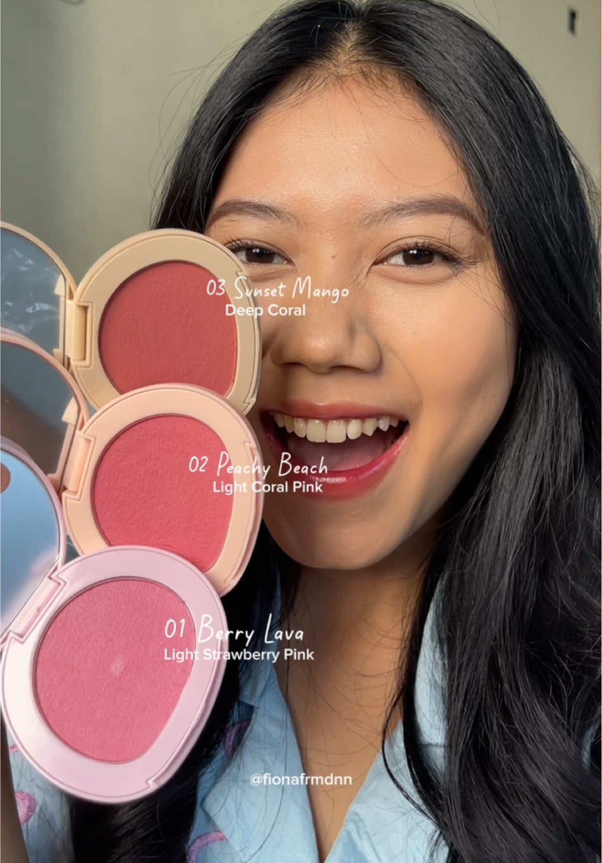 shoooockk ternyata se pigmented itu🥹🫶🏻 ada yang udah nyoba pake mochi blush ini??! Kasih tau dongg review kaliann🫶🏻 #rekomendasicreamblush #mochiblush #coral #warmtone #mediumskintoneblush 