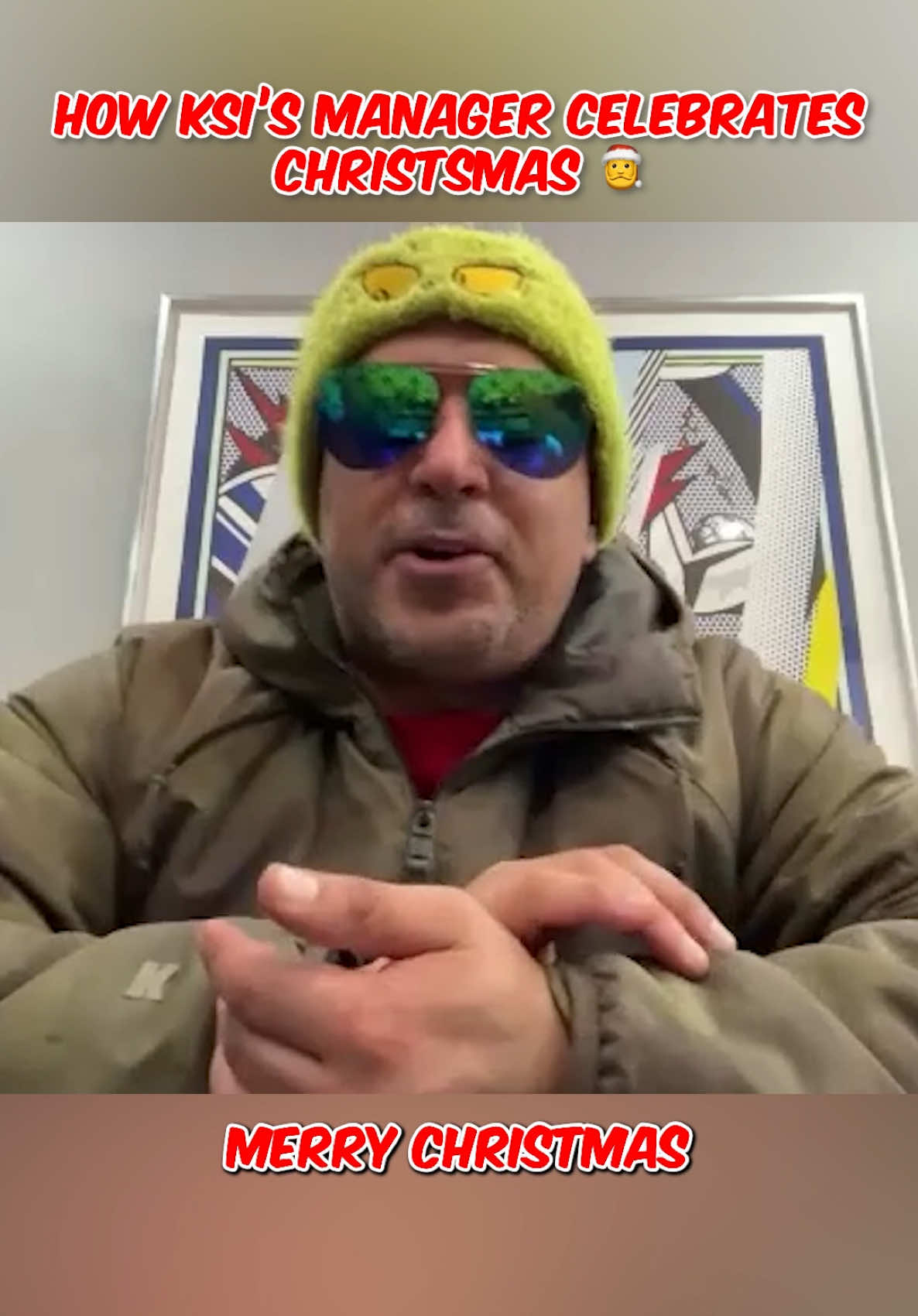 How Mams spends his Christmas  #christmas #ksi #presents #merrychristmas 