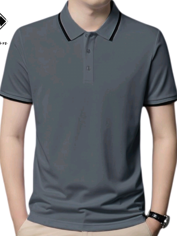 New HXF Drifit stripe polo shirt formal/casual men's fashion ootd solid/quick dry quality daily use/all seasons clothing Only ₱150.50! #poloshirt #polo #fyp