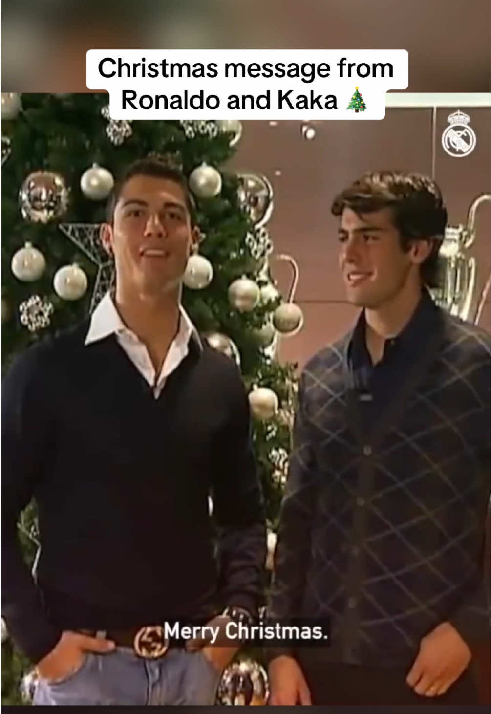 Once upon a time at @Real Madrid C.F. 🎄 #ronaldo #cristianoronaldo #realmadrid #futbol #football 