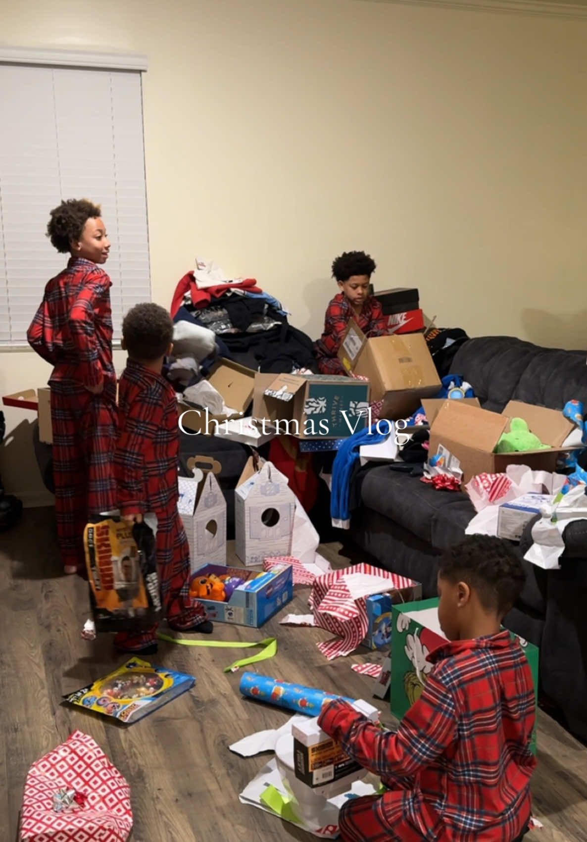 Merry Christmas 🎅🏿  I pray today is filled with love and memories 🤎 #theosburnfamily #dailyvlog #sahm #sahmsoftiktok #christmas #grinchmas #christmasmorning #merrychristmas #boymom #familytime #familygoals #dadsoftiktok 