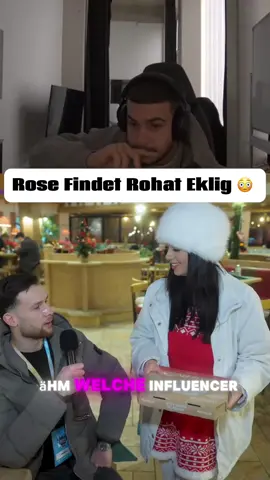Rose Findet Rohat Ellig 😳#CapCut #weihnachten #interview #reaction #event #twitch #youtubers #rohat #rosemondy #foryour 