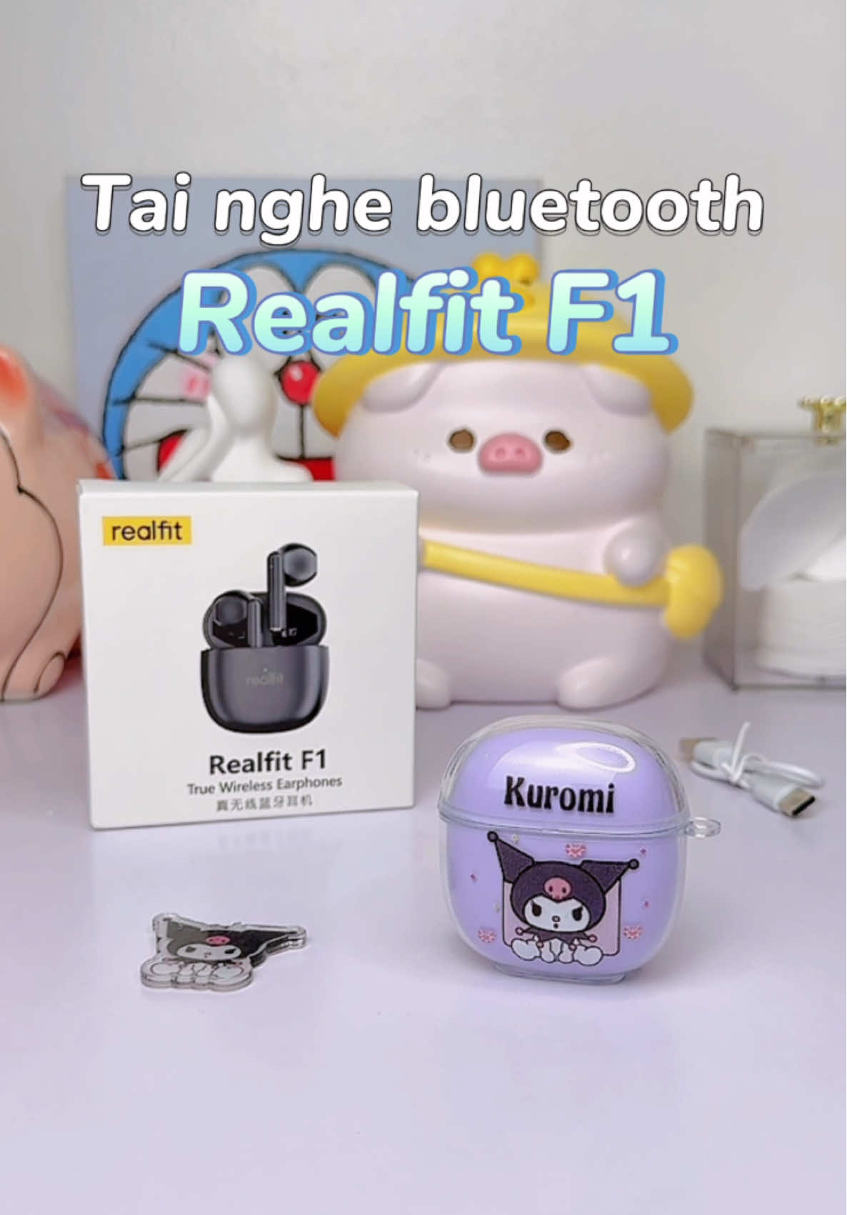 Tai nghe Bluetooth Realfit F1 #realfit #Realfit #tainghe #xuhuong  #tainghebluetooth