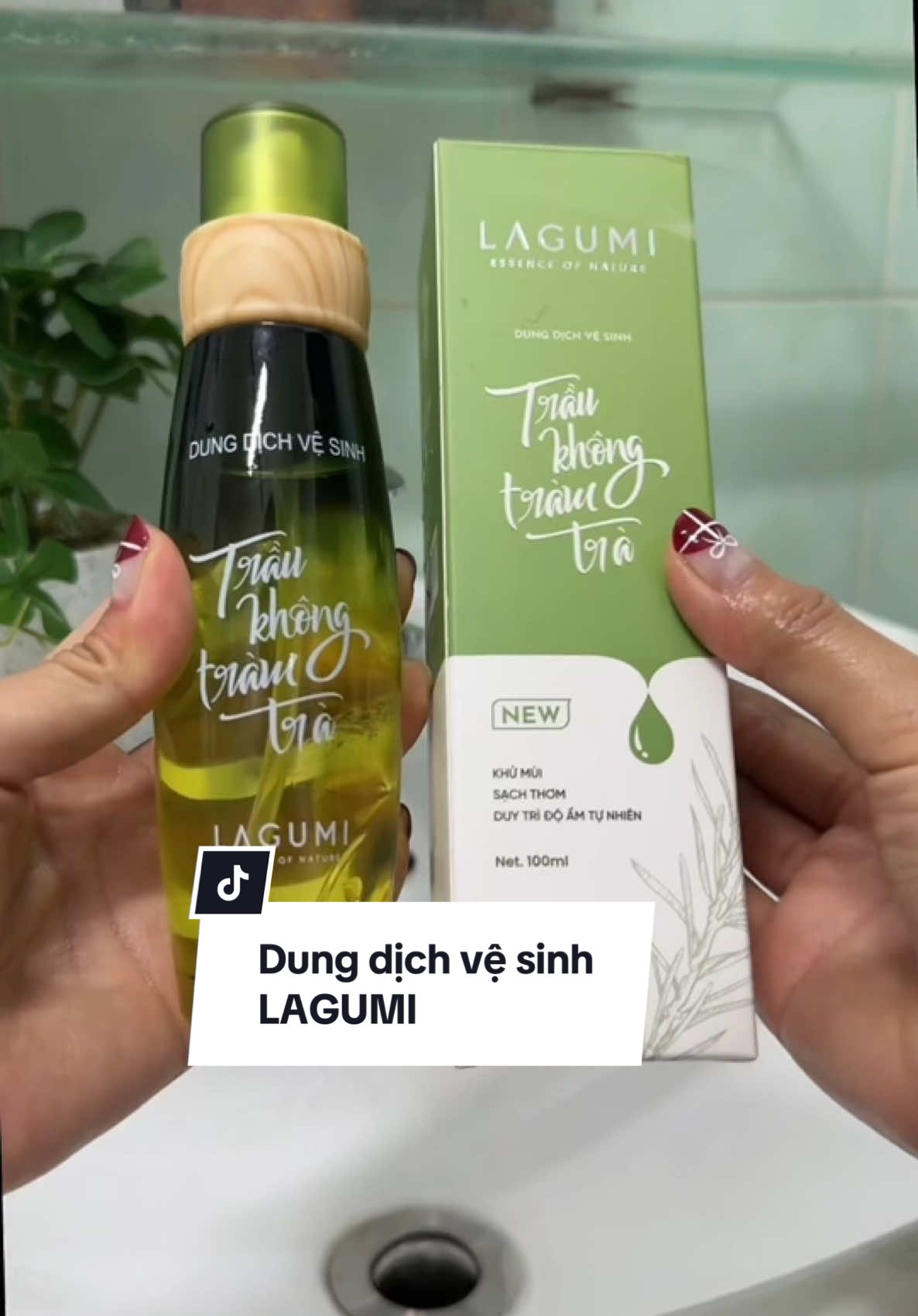 Dung dịch vệ sinh phụ nữ lá trầu không và tràm trà Lagumi #hoangthuynhien #thuynhien1985 #tiepthilienket #lagumi 