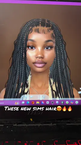 Ready for the cc folders drop😍👀 MERRY CHRISTMAS 🎄🩷check my YouTube out DESISIMS4 #sims #viral #sims4 #blacksims #blacksimmer #sims4mods #maxismatch #christmas #ccfolder #haircc #trending 