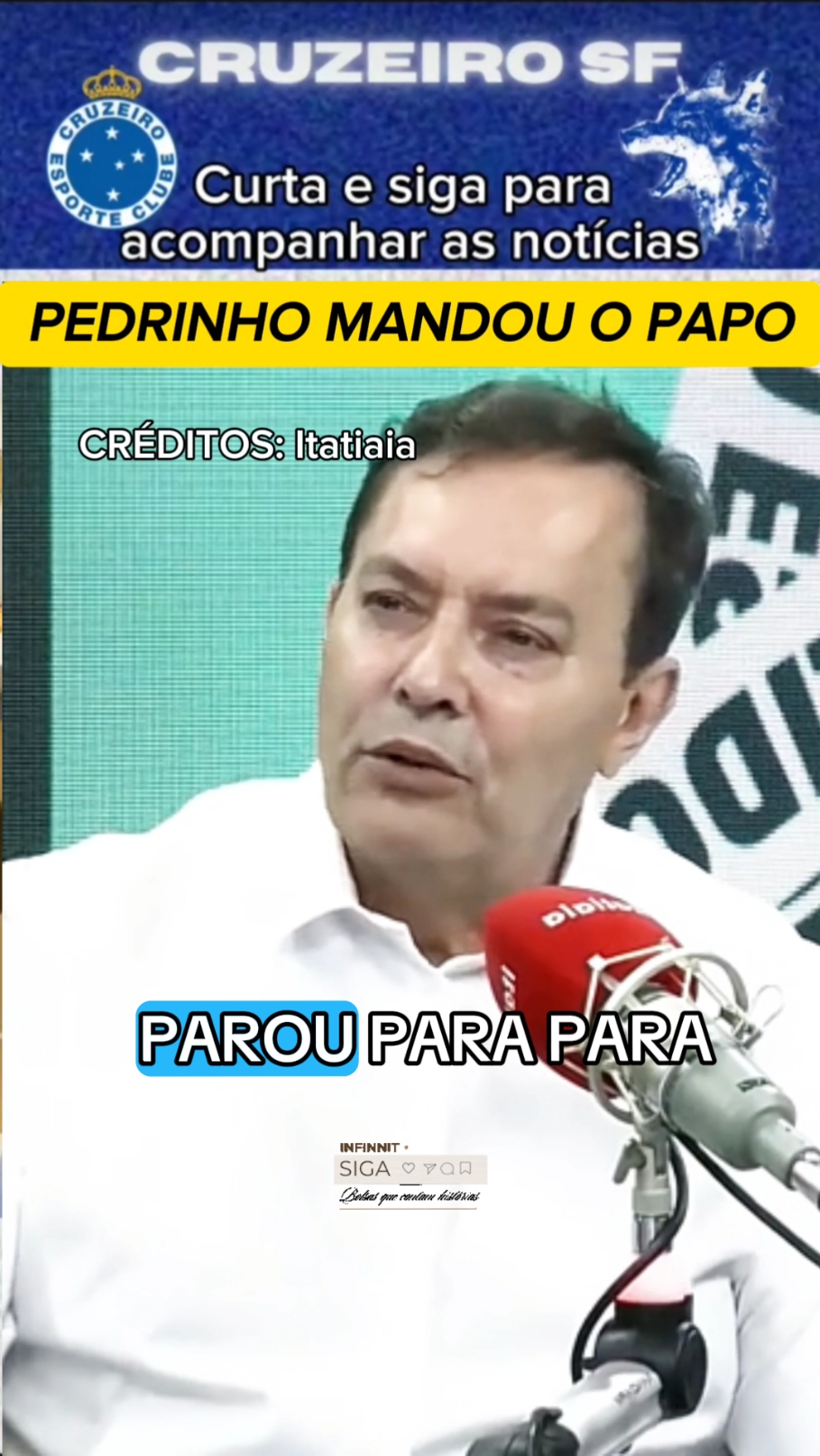 PEDRINHO MANDOU O PAPO!  OLHA A PREOCUPAÇÃO DELE .  .  .  .  .  .  #cruzeiro #futebol #tabela #campeonatomineiro #mafiaazul #bh #noticia #pedrinho 