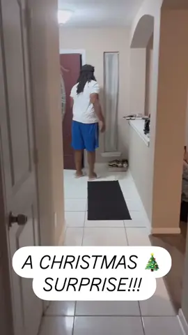We surprised my husband he didn’t know our son was coming home for Christmas 🎄 🎄🎄 his face was all types of emotions all in one!  #oursoldierhome #christmassurprise 