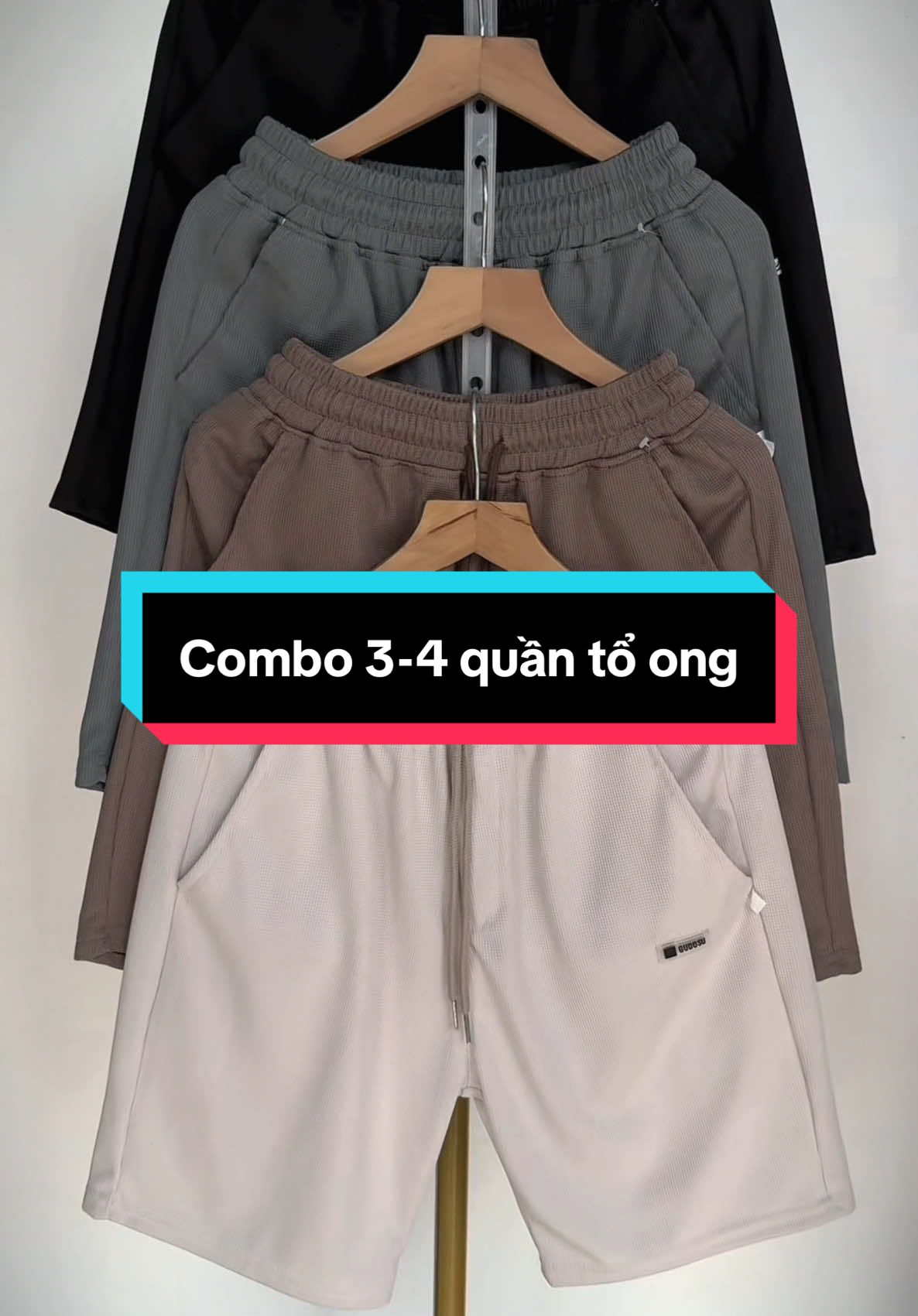 Quần tổ ong ptm combo 3-4 quần giá chỉ hơn 100k#trending #quandui #quanshort 