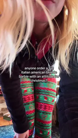 Present!! Merry Christmas to all! #fyp #foryou #christmas #christmasgifts #herecomessantaclaus #dancetok #italianamerican #italian #american #unitedstates #barbie #attitude #giftideas #blonde #blondie #sleigh #newengland 