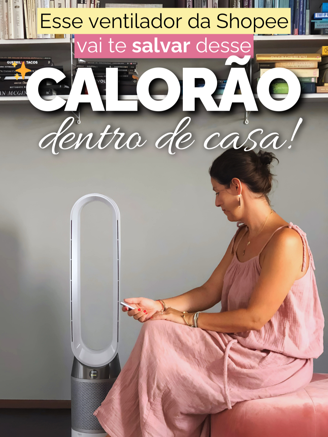 Quer saber mais? Acesse o link da bio → Busque por P514 ou COPIE o ID → BMW-EEF-KJP e COLE na aba de pesquisa da Shopee! ⚠️ #shopee #ventilador #verão #dyson