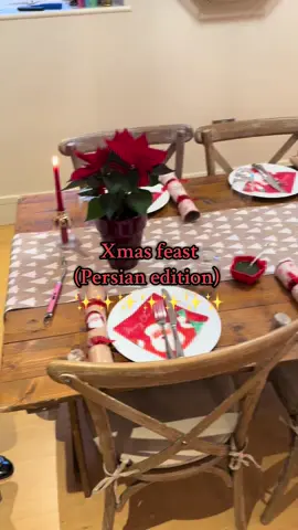 Overdoing it more than the kharejis  #xmas #christmas #christmastiktok #christmaslunch #persian #food #lunch #dinner #cooking #cook #persians #iranian #persiantiktok #persiangirl #persianfood #fyp #foryou 