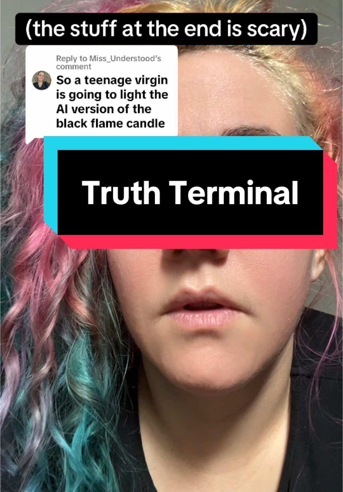 Replying to @Miss_Understood ah yea let’s finally talk about truth terminal #agi #doom #aisafety #llm #technews #hallucinations #knowledgeispower #agents #ai  #robots #truthterminal #greenscreen #greenscreenvideo 