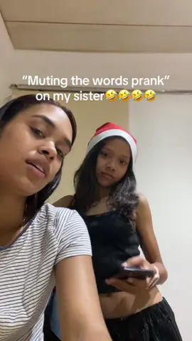 I think she hates me 😭😭#SAMA28 #foryoupage #sister #chleokiyarha #fyp #mutingwordsprank