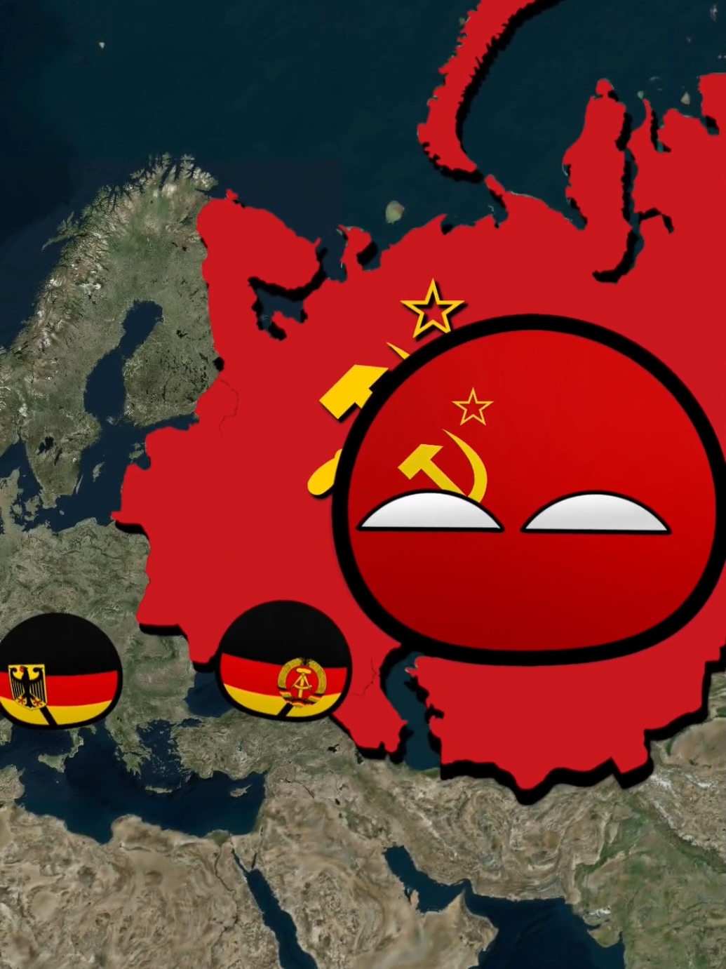 Collapse of the Soviet Union | #countryballs #edit #russia 