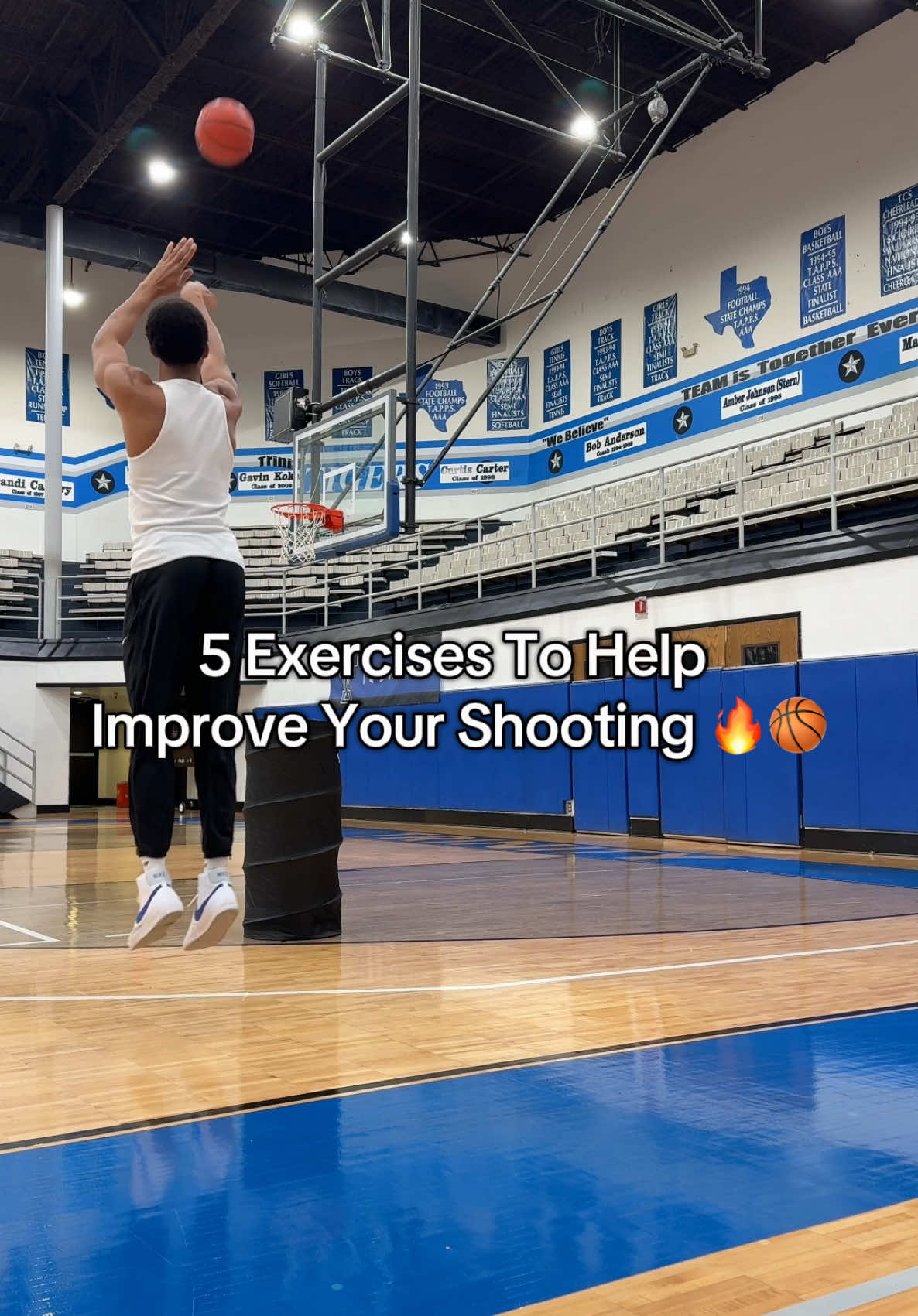 Become a better shooter with these exercises! Shooting is a skill that’s needed in today’s game of basketball. Hoopers should add these to their upper body workout #fyp #foryoupage #ballislife #hoops 