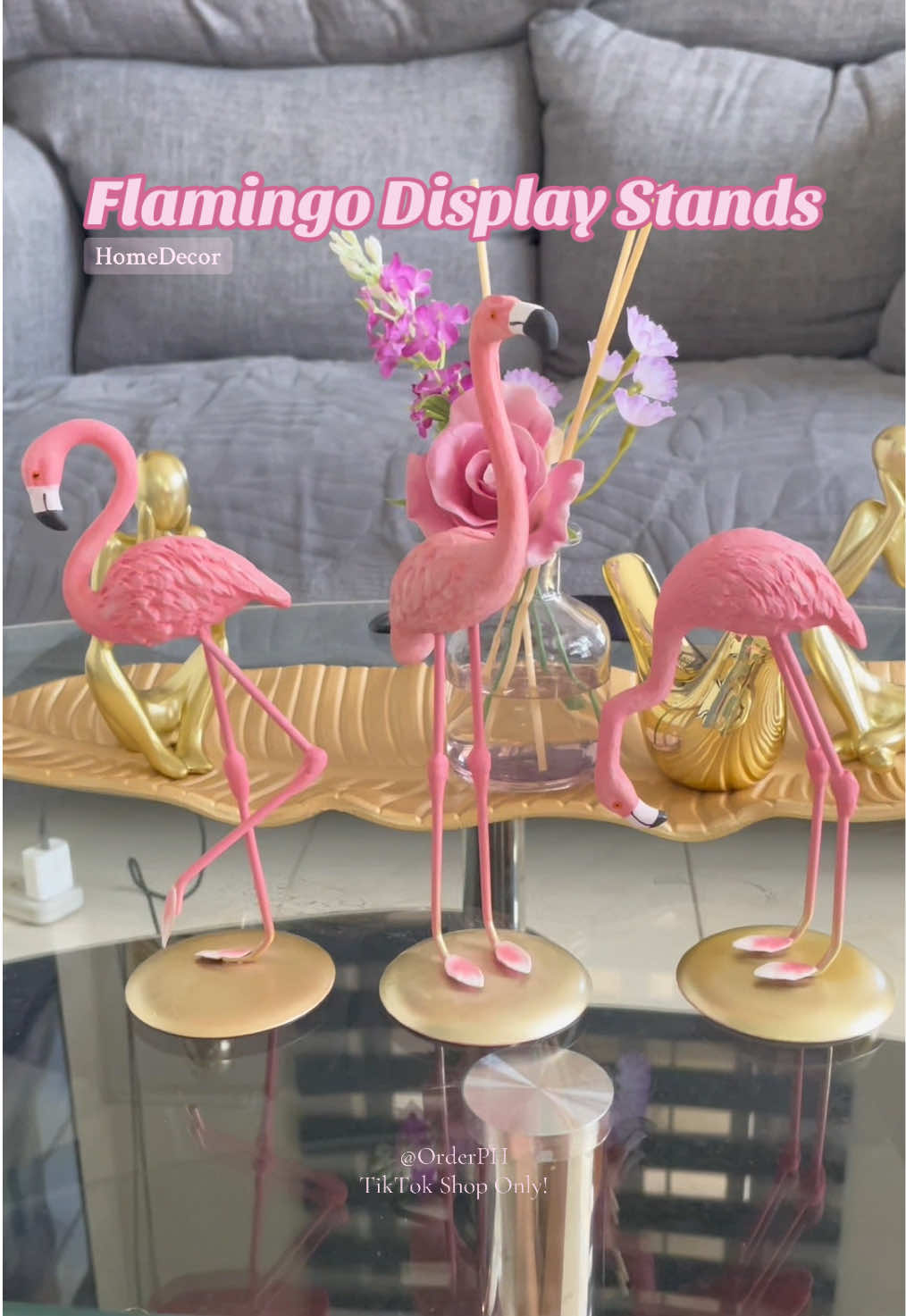 Flamingo Display Stands | Home decoration #orderph #flamingo #pink #display #homedecor #figurine #bird 
