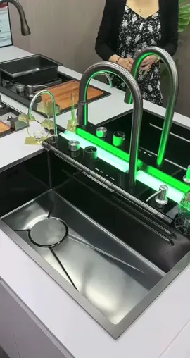 Chậu Rửa Chén Bát INOX 7 Phím 1 Hố Đa Năng Hiển Thị Nhiệt Độ Cao Cấp ,Kèm Phụ Kiện Inox #dogiadungtienich #hot #xuhuong #lenxuhuong #hottrend #thinhhanhtiktok #thinhhanh #xuhuongtiktok #thinhhanhxuhuong 