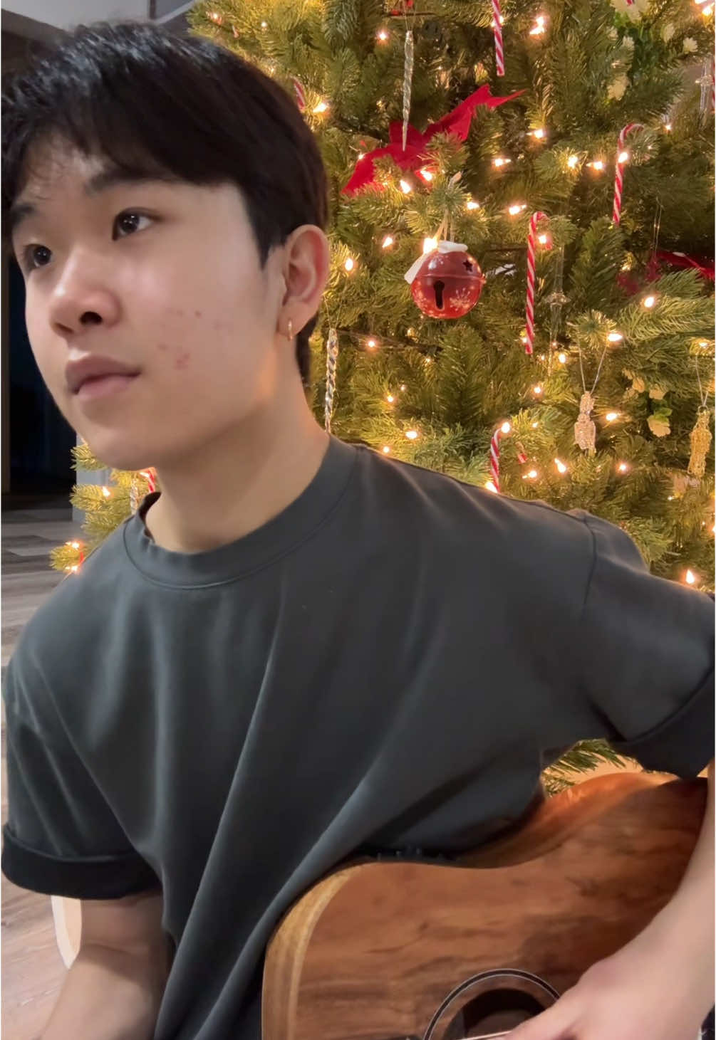 snowman ☃️, acoustic (sia) merry christmas #singing #accoustic #cover #snowman #sia #christmas #christmassong #holiday #music #fyp 