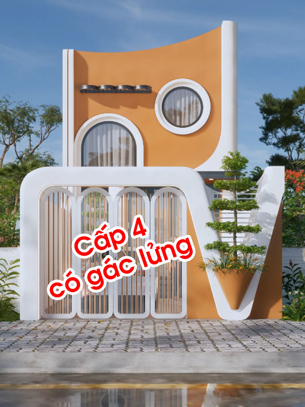 NHÀ CẤP 4 CÓ GÁC LỬNG ĐẸP #nhadephungviet #nhadephungvietvn #xaynhatrongoi #nhagaclung #yeunhadep #xaynhadep #xaydunghungviet #thietke #maunhadep #nhacap4 #nhaong #nhapho #bietthu #nha2tang #nhamainhat #nhamaithai #nhamailech #thietkenoithat