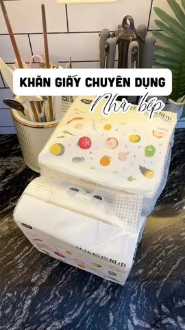 Khăn giấy chuyên dụng nhà bếp này xài tiện lắm 🤩 #mekemdaily #botare #muataitiktok #nhabep #botaretissue 