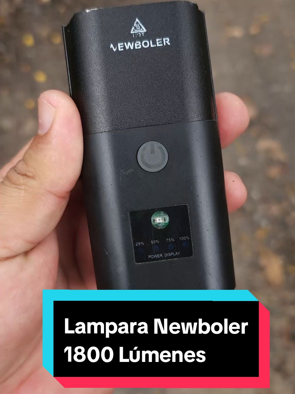 Lampara Newboler 1800 Lúmenes #mtbpasionciclista #lampara #newboler #newboler1800 #mtbpasionciclista #ciclismo #djiosmoaction5pro 