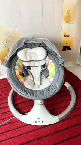 This baby electric rocking chair rocks gently, and the baby feels as if in the arms of his mother, enjoying a comfortable and safe feeling.#Baby electric rocking chair#Maternity and baby products#fyp #tiktokshop 