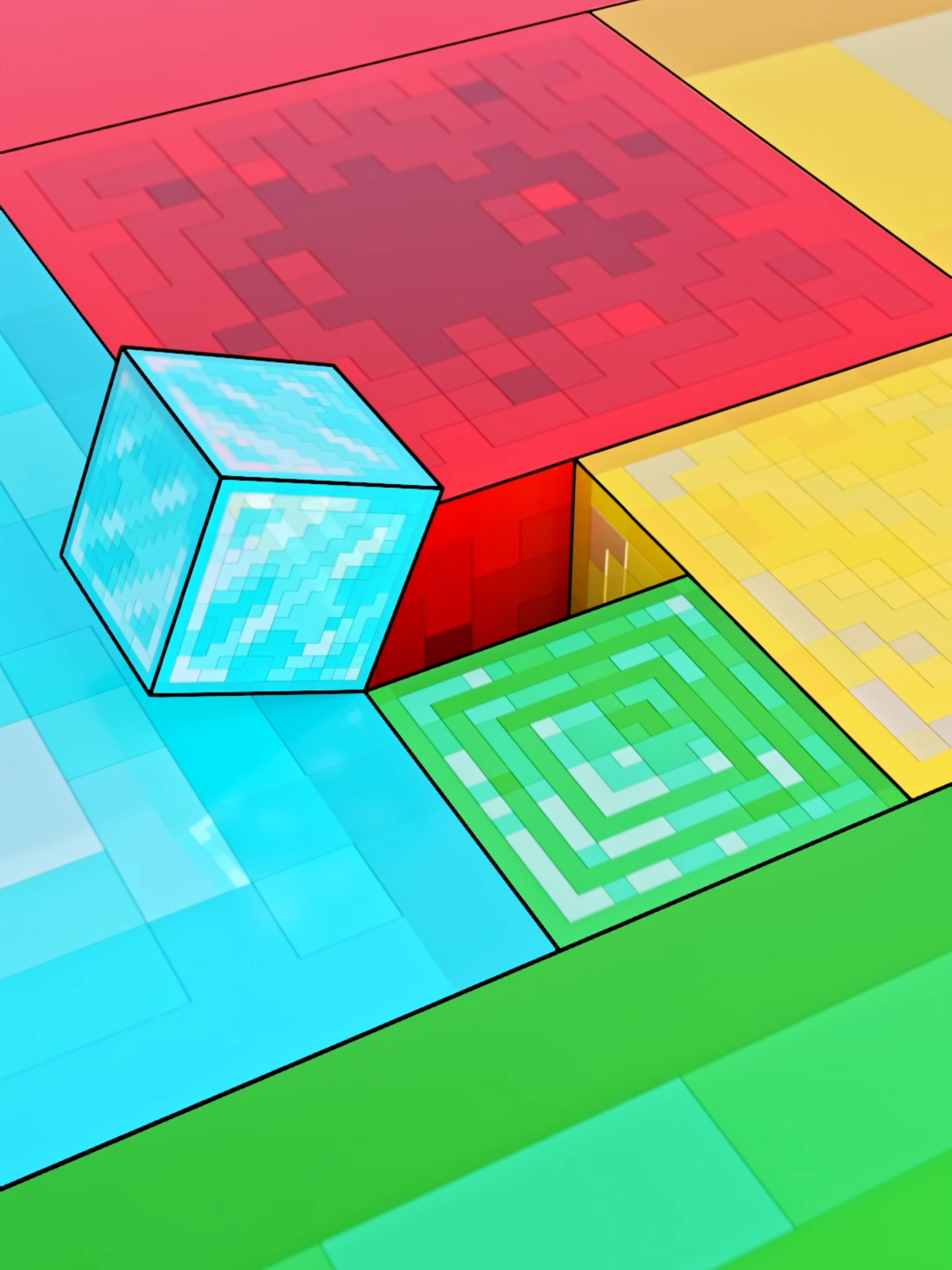 RTX Minecraft Zoom #satisfying #looping #animation #oddlysatisfying