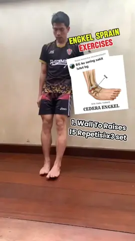 Cara pemulihan atau penguatan engkel kaki dari cedera #fyp #fyppppppppppppppppppppppp #latihanfisik #volleyball #terapi #cedera #engkel #sakitlutut #miniskus #acl #hamstrings #biosqualene #keseleo#antonipart