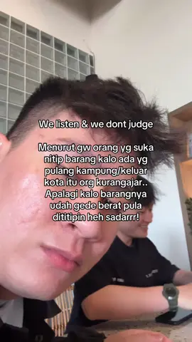 Kalo kecil gapapa lah.. ini segede koper dititip gila ya