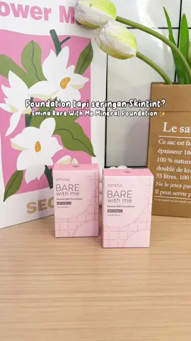 Bestie aku kasih tau deh kalo Emina tuh punya foundation yang ringan banget kayak skintint. Ada 4 shades warna yang bisa disesuaikan sama warna kulit kamu 😍😍 #eminabarewithmemineralmildfoundation #eminafoundation #foundationreview 