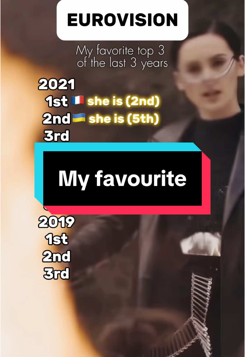 My favorite top 3 of the last 3 years Eurovision song contest #eurovision #song #contest #favourite #eurovisionwinner  @_Esc_Fan_Page 