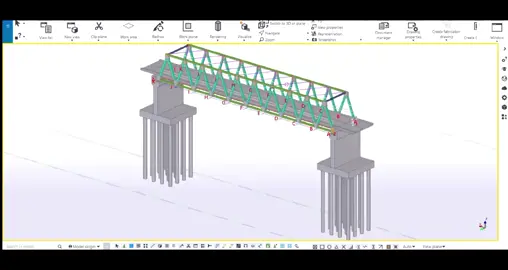 Modeling Jembatan Baja next pembesian abutment #engineering #tekniksipil #civilengineering #sipilengginering #civilengineer #3dmodeling #buildinginformationmodeling 