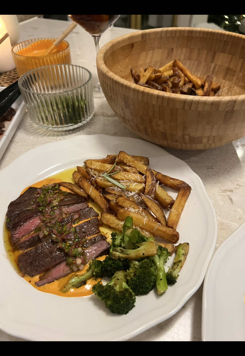 steak frites🥰 #foruyou #fördig #fyp #foryou #steak #fries #steakfrites 