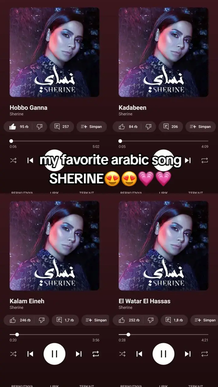 the song is beautiful like the person i admire #sherine #laguarab #fyppppppppppppppppppppppp #arabicsong #laguarab #fyppppppppppppppppppppppp @sherine 