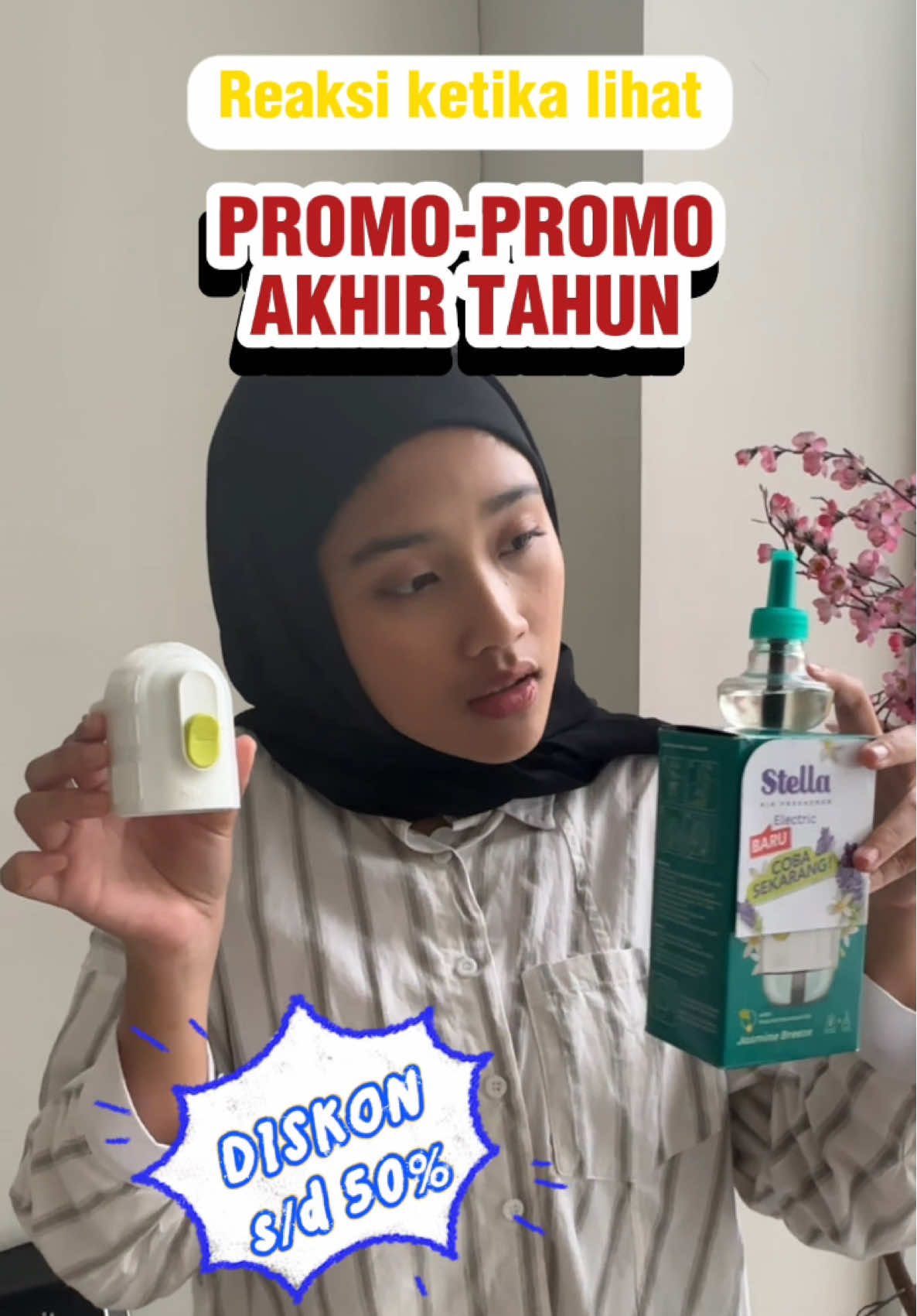 Nikmati akhir tahun dengan hemat! Akhir tahun, waktu yang tepat untuk berbelanja! Diskon besar untuk anda🤩🎉 TIKTOK LIVE SHOPPING🙏 Jumat, 27 Desember 2024 Live Sale - Home Care Fair Discount Up To 50% 🕜13.30 - 16.30 WIB   #fyp #livesale #liveshopping #belanjaonline #belanjadarirumah #live #diskon #hemat #pengharum #stella #hit