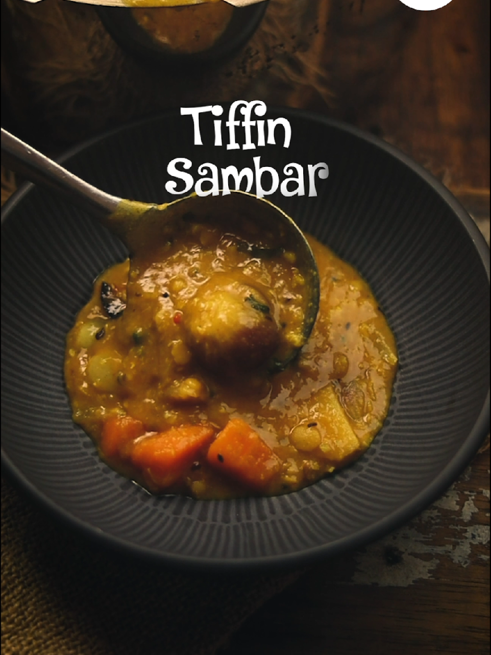 Search for “Kicking Lemons Tiffin Sambar” on YouTube to view full video.  Recipe👇 Recipe servings for 4  Ingredients 🧅🧄🥬🌶️ For PRESSURE COOKING ¼  cup (47g) Moong Dal ¼ cup (50g) Toor Dal ¼ cup (50g) Masoor Dal 2 cups water 10 shallot (120g), whole 2 medium tomato (210g), chopped 1 small Carrot (63g), chopped 1 medium Brinjal (80g), chopped 1 Green Chill, sliced Thumb-sized Ginger (8g) ½ tsp Turmeric Powder 2 tsp Cumin Powder 1 ½ tbsp Sambar Powder 1 tsp Salt 1 Tbsp cooking oil For TEMPERING 2 tbsp oil ½ tsp mustard seeds ½ tsp cumin seeds 3 garlic (9g), sliced 1 dry chilly, cut 1 sprig curry leaves For COOKING SAMBAR 1 cup water (to dilute sambar)  ¼ Tsp Asafoetida 1 ½ tsp salt 1 ½ tbsp Coriander leaves, chopped #cookingvideo #kickinglemons #youtubechannel #indiancookingvideos #fypシ゚viral #bestrecipe #fypppppppp #indiancooking #youtube #youtubecooking #tiffinsambar #sambar #sambarrecipe #parupucurry 