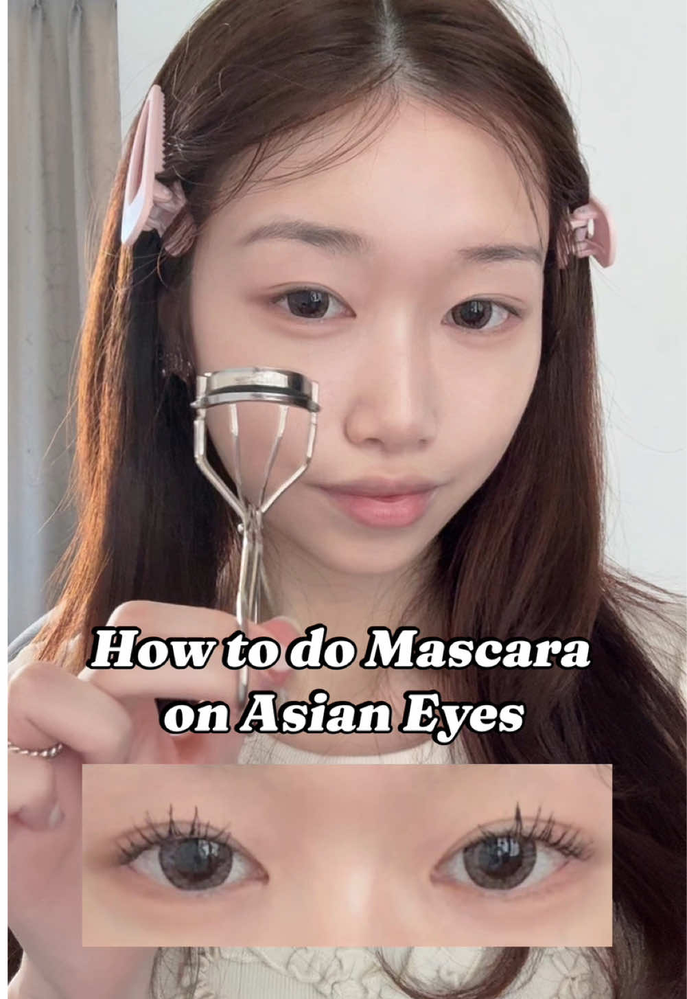 How to do Mascara on Asian droopy lashes like mine~ 💗