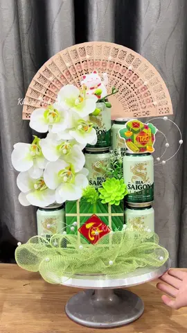 Set địa lan bánh trưng xanh 🥰, không khí tết gần lắm rồi ạ 🥰🥰 #fyp #tết2025 #xuhuong #setphukientrangtri #tết #thápbánhtàilộc #hướngdẫnlàmthápbánhtàilộc #hoalan 