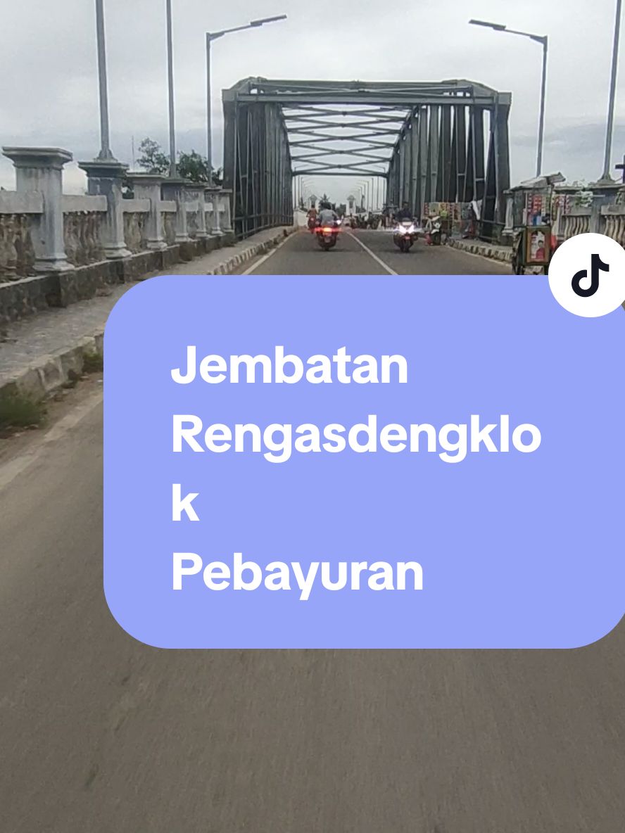 Jembatan Rengasdengklok Pebayuran  #jembatan #jembatanrengassengklok #jembatanpebayuran #perbatasan #karawangbekasi #rengasdengklokkarawang #pebayuran 