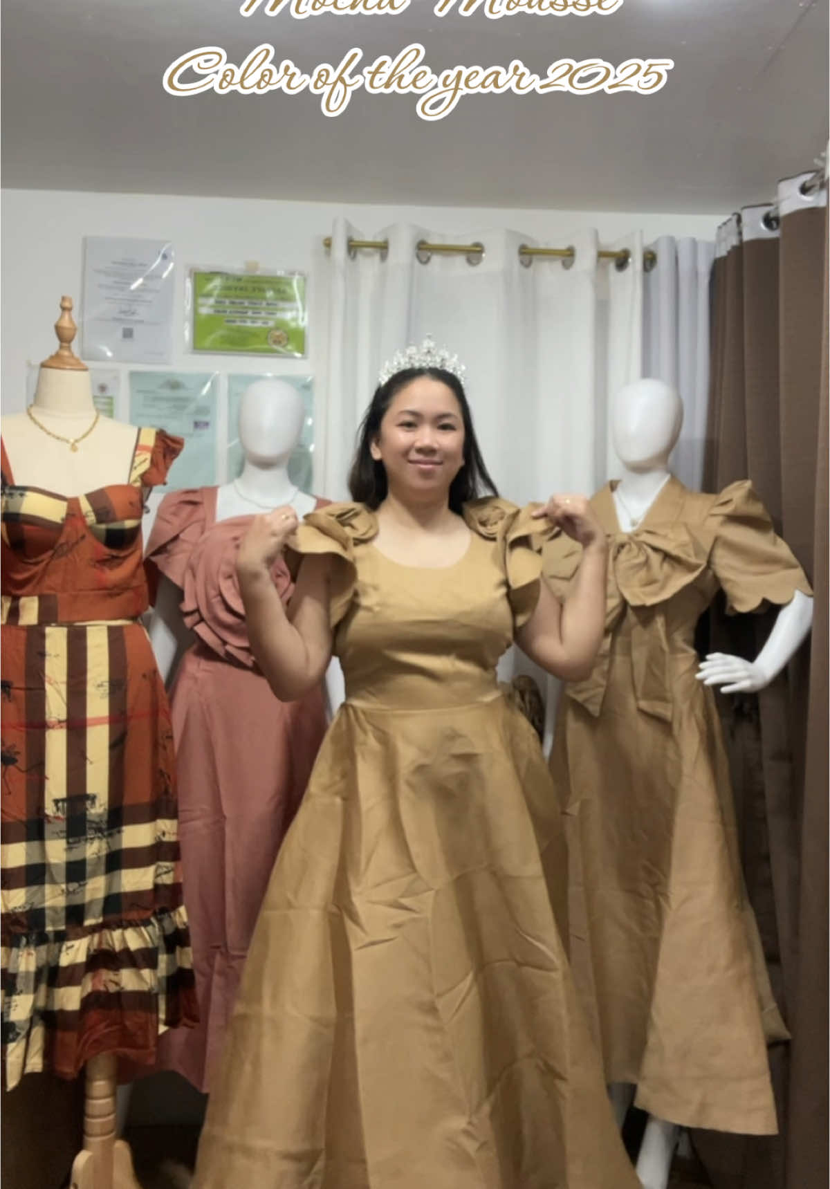 Premium Tafta Fabric..New Collection..#Ninang outfit Principal Sponsor Debutant Prom Wedding Dress Casual  Attire Church  Dress Premium Tafta Fabric Made in Vietnam #fypシ゚viral #fypシ゚ #trendingvideo #saymecloset #casualattire #premiumdress #OOTD #vintage #weddingdress 