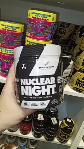 Pre treino Nuclear Nigth! foco força  disposição  #pretreino #forca #força 